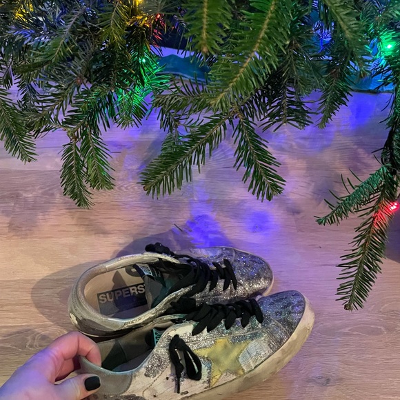 Golden Goose Superstars - Glitter Leopard - Size 6 (36) - Picture 3 of 7